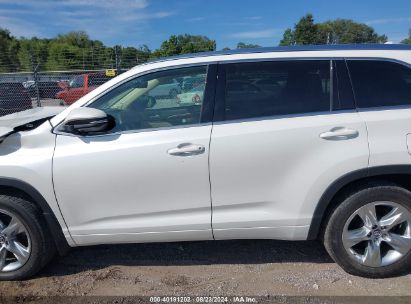 Lot #2992831436 2017 TOYOTA HIGHLANDER LIMITED