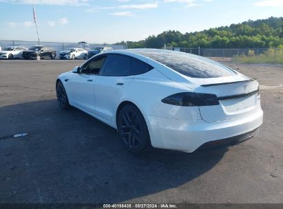 Lot #3035087988 2022 TESLA MODEL S DUAL MOTOR ALL-WHEEL DRIVE