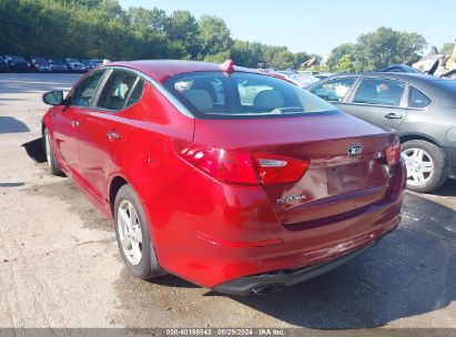 Lot #3035087983 2014 KIA OPTIMA LX