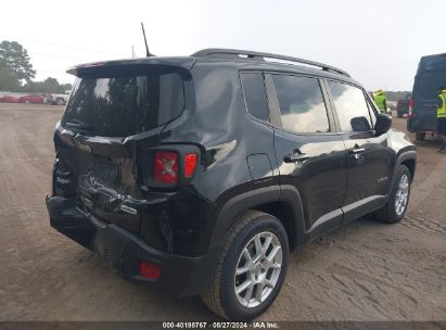 Lot #2990355327 2021 JEEP RENEGADE LATITUDE FWD