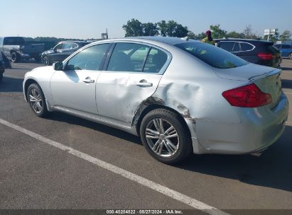 Lot #2992828412 2013 INFINITI G37X