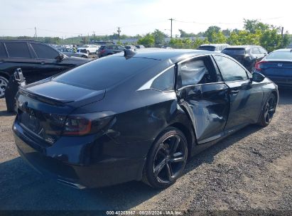 Lot #2992828411 2021 HONDA ACCORD SPORT 2.0T