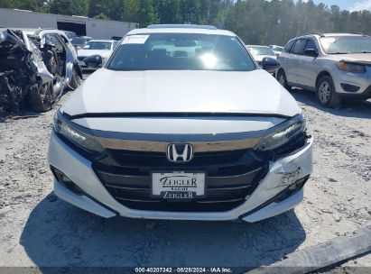 Lot #3052077375 2021 HONDA ACCORD SPORT 2.0T