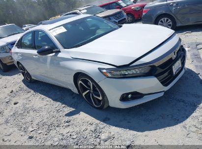 Lot #3052077375 2021 HONDA ACCORD SPORT 2.0T