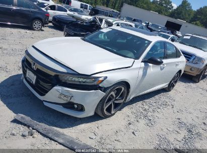 Lot #3052077375 2021 HONDA ACCORD SPORT 2.0T