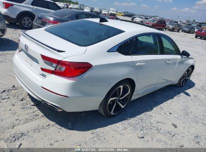 Lot #3052077375 2021 HONDA ACCORD SPORT 2.0T