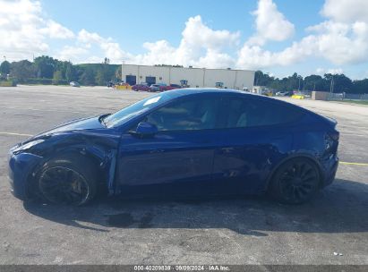 Lot #3032321554 2021 TESLA MODEL Y PERFORMANCE DUAL MOTOR ALL-WHEEL DRIVE