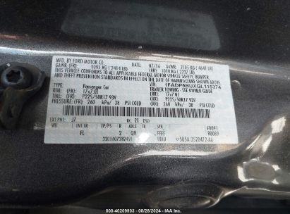 Lot #2992828398 2016 FORD C-MAX HYBRID SEL