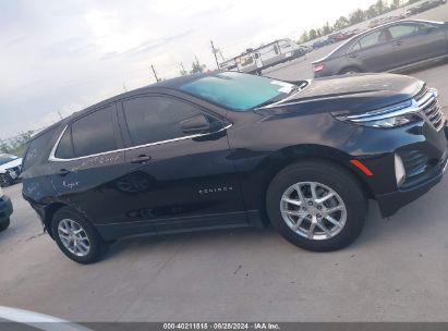 Lot #2992835317 2022 CHEVROLET EQUINOX FWD LT