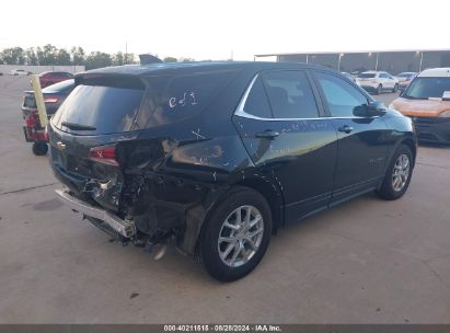 Lot #2992835317 2022 CHEVROLET EQUINOX FWD LT