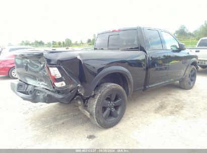 Lot #2990351378 2020 RAM 1500 CLASSIC WARLOCK QUAD CAB 4X4 6'4 BOX