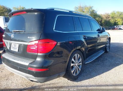 Lot #2992831412 2013 MERCEDES-BENZ GL 450 4MATIC