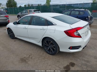 Lot #2997779205 2020 HONDA CIVIC SPORT