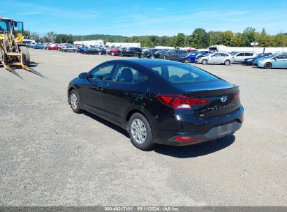 Lot #2990351367 2020 HYUNDAI ELANTRA SE