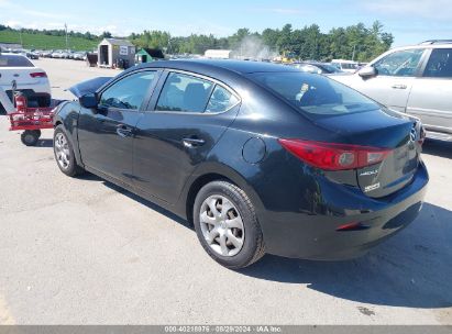 Lot #3035078356 2015 MAZDA MAZDA3 I SV