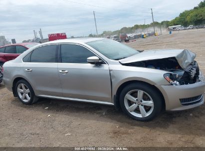 Lot #3028042447 2013 VOLKSWAGEN PASSAT 2.0L TDI SE