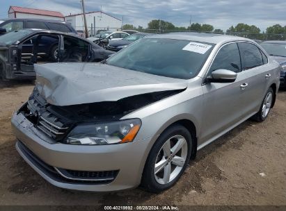 Lot #3028042447 2013 VOLKSWAGEN PASSAT 2.0L TDI SE