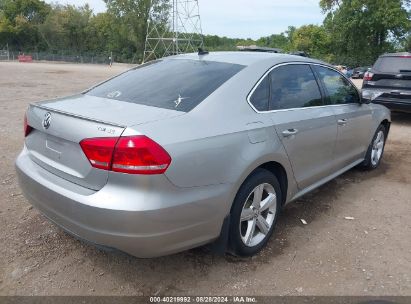 Lot #3028042447 2013 VOLKSWAGEN PASSAT 2.0L TDI SE