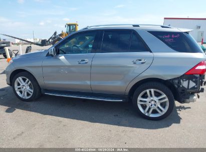 Lot #2992831395 2014 MERCEDES-BENZ ML 350 4MATIC