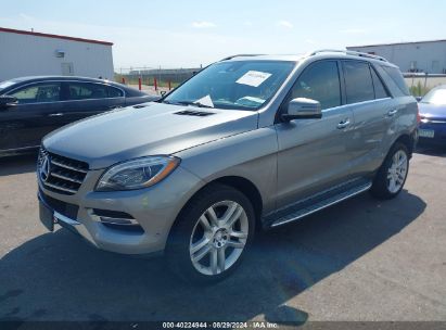 Lot #2992831395 2014 MERCEDES-BENZ ML 350 4MATIC