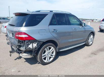 Lot #2992831395 2014 MERCEDES-BENZ ML 350 4MATIC