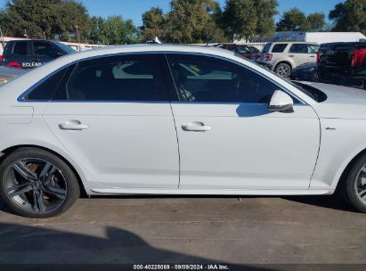 Lot #3053064917 2018 AUDI A4 2.0T PREMIUM/2.0T TECH PREMIUM