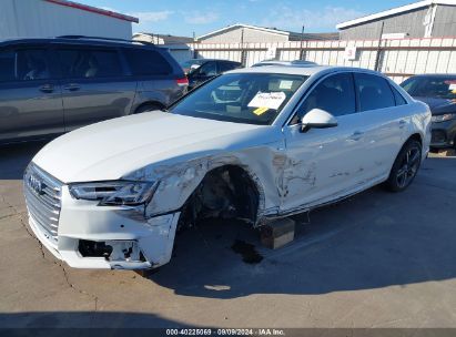 Lot #3053064917 2018 AUDI A4 2.0T PREMIUM/2.0T TECH PREMIUM