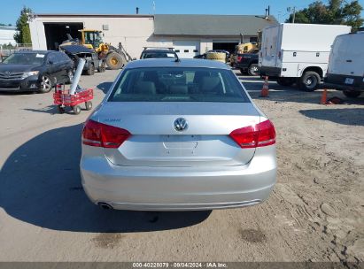 Lot #3035078220 2013 VOLKSWAGEN PASSAT 2.5L SE