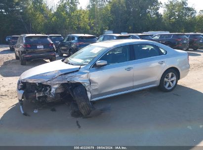 Lot #3035078220 2013 VOLKSWAGEN PASSAT 2.5L SE