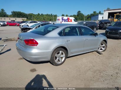 Lot #3035078220 2013 VOLKSWAGEN PASSAT 2.5L SE