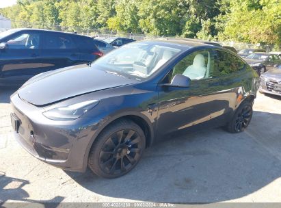 Lot #2997779153 2024 TESLA MODEL Y LONG RANGE DUAL MOTOR ALL-WHEEL DRIVE