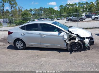 Lot #3052077384 2020 HYUNDAI ELANTRA SE