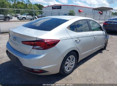 Lot #3052077384 2020 HYUNDAI ELANTRA SE