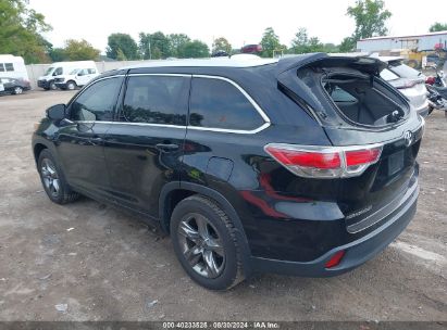 Lot #2997779144 2015 TOYOTA HIGHLANDER LIMITED V6