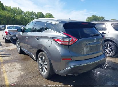 Lot #3035087823 2015 NISSAN MURANO SL