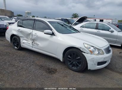 Lot #2992828339 2009 INFINITI G37X