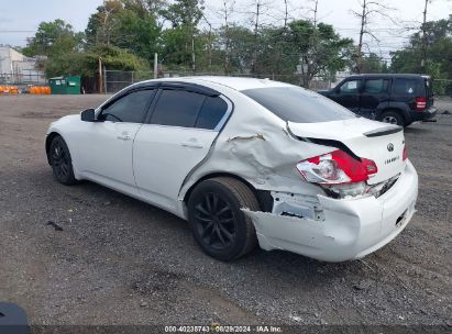 Lot #2992828339 2009 INFINITI G37X