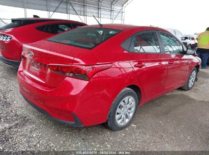 Lot #2992831365 2021 HYUNDAI ACCENT SE