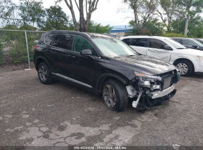 Lot #2992827831 2021 HYUNDAI SANTA FE SEL