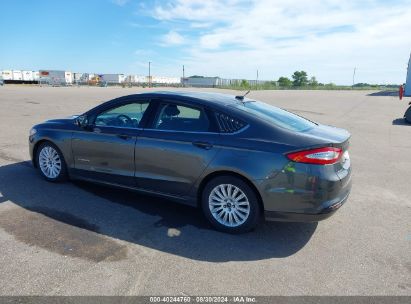 Lot #2992831349 2015 FORD FUSION HYBRID SE