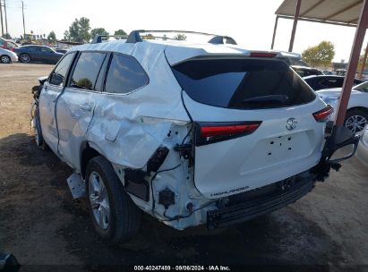 Lot #2990357019 2023 TOYOTA HIGHLANDER LE