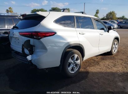 Lot #2990357019 2023 TOYOTA HIGHLANDER LE