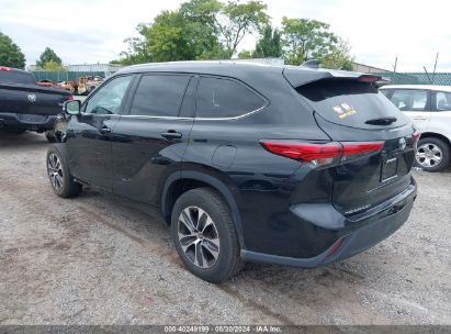 Lot #2992818669 2022 TOYOTA HIGHLANDER XLE