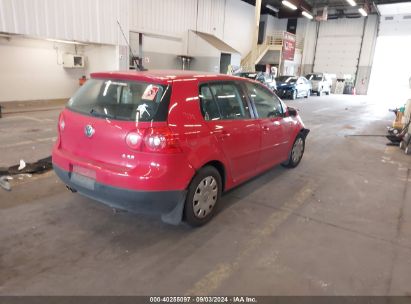 Lot #2992815063 2009 VOLKSWAGEN RABBIT S