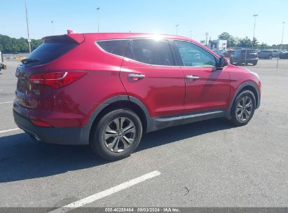 Lot #2992827794 2014 HYUNDAI SANTA FE SPORT 2.4L