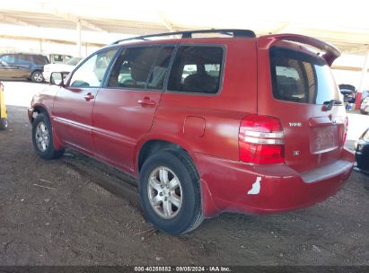 Lot #3053066923 2003 TOYOTA HIGHLANDER V6 (A4)