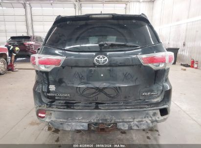 Lot #3035087684 2014 TOYOTA HIGHLANDER XLE V6