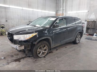 Lot #3035087684 2014 TOYOTA HIGHLANDER XLE V6