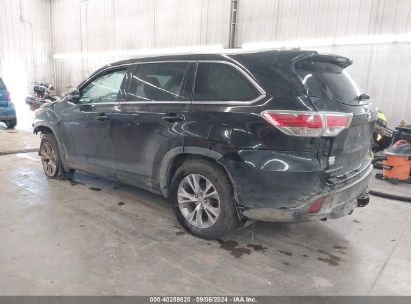 Lot #3035087684 2014 TOYOTA HIGHLANDER XLE V6