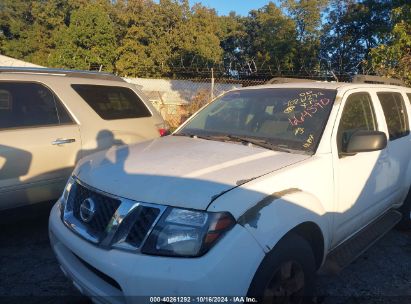 Lot #3035078056 2008 NISSAN PATHFINDER S